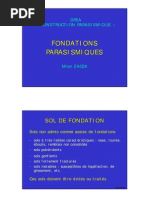 Fondations Parasismiques - Dpea