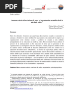 Amenaza y Miedo de Las Relaciones de Poder en La Organizacion