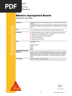 Bitumen Impregnated Boards Pds