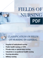 Fields of Nursing