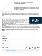 Windows 2008R2 Server Hardening Checklist