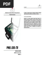 PME-500-TR Manual Del Usuario