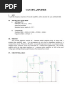 Cascode Amplifier