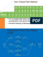 Introduction Critical Path Method (CPM)