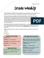 First Grade Newsletter