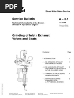 Service Bulletin A - 3.1: Technical Information To All The Owners of Sulzer A Type Diesel Engines 22.03.96