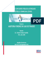 Auditoria Forense en Caso de Fraudes - Genaro Soriano