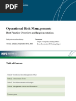 Operational Risk in Bank