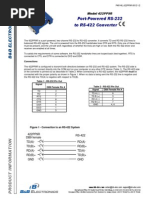 Pinout Convertidor 232-422 PDF