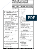 SSC Mains (Maths) Mock Test-8 (Solution)