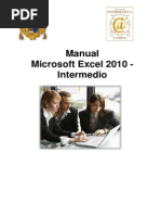 Manual de Excel 2010 - Intermedio PDF