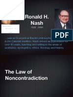 703 ICP: Ronald Nash, The Law of Non-Contradiction