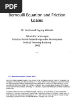 03-Pers Bernoulli & Friction Losses