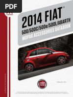 Fiat 500 and 500 Abarth 2014 Accessories Catalog