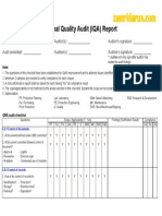 Internal Quality Audit Checklist v. 01