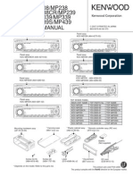 Kenwood-KDCMP208 - 238 - 239 - 3039 - 339 - 439 Car Radio