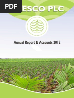 Annual Report & Accounts 2012 Presco Plc.