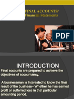 Final Accounts/ Financial Statements