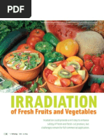 Irradiation: of Fresh Fruits and Vegetables