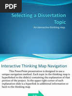 Selecting A Dissertation Topic