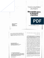 Tulio Halperin Donghi - Una Nacion para El Desierto Argentino