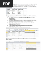 La Función CONCATENAR