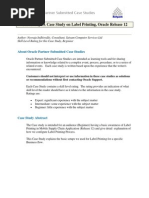 Casestudy LabelPrinting