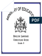 Level 8 English Curriculum Guyana