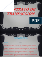 Contrato de Transacción