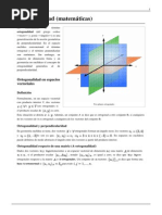 Ortogonalidad (Matemáticas)