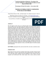 Some Properties of Fiber-Cement Composites With Selected Fibers