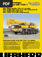 Product Advantages Mobile Crane LTM 1150/1