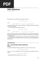 19.1 Second-Order Euler Equations