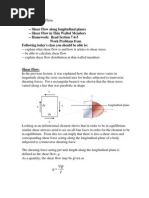  Shear Flow Theory