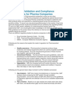 SAP System Validation and Compliance Methodologies For Pharma Companies