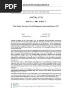 The Social Security United States of America Order 1997