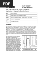 City Planning Directions For 410-446 Bathurst