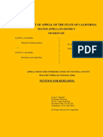 B242499 - CCP 425.16 Anti-SLAPP Special Motion To Strike - Petition For Rehearing - California Court of Appeal - Scott C Kandel