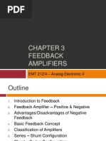 Feedback Amplifiers: EMT 212/4 - Analog Electronic II