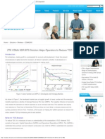 ZTE CDMA SDR BTS Solution Helps Operators To Reduce TCO - ZTE Corporation