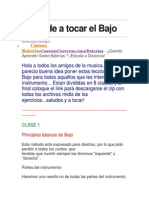 Aprende A Tocar El Bajo