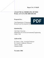 Evaluation of SHANSEP Parameters For Soft Bonneville Clays