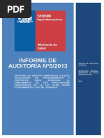 Informe Auditoria 5 2013 Ev 20585 2013