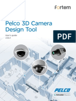 Pelco 3D Camera Design Tool User Guide v3.6.1