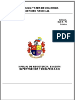 Ejercito Colombia - Manual de Evasion, Resistencia y Supervivencia