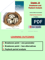 Chapter 13 - Breakeven Analysis