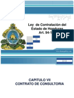 Ley de Contrataciòn Del Estado de Honduras