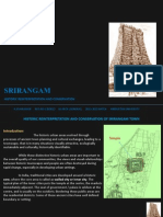 Historic Reinterpretation and Conservation of Srirangam Town