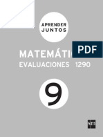 Aprender Juntos Matematicas 9 Evaluaciones