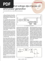 The Threat That Voltage Dips Impose On Wind Power Generation